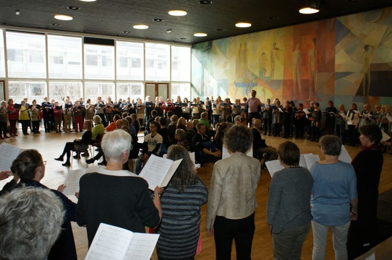 Kvindekorstævne i Aarhus med Birgitte Næslund Madsen